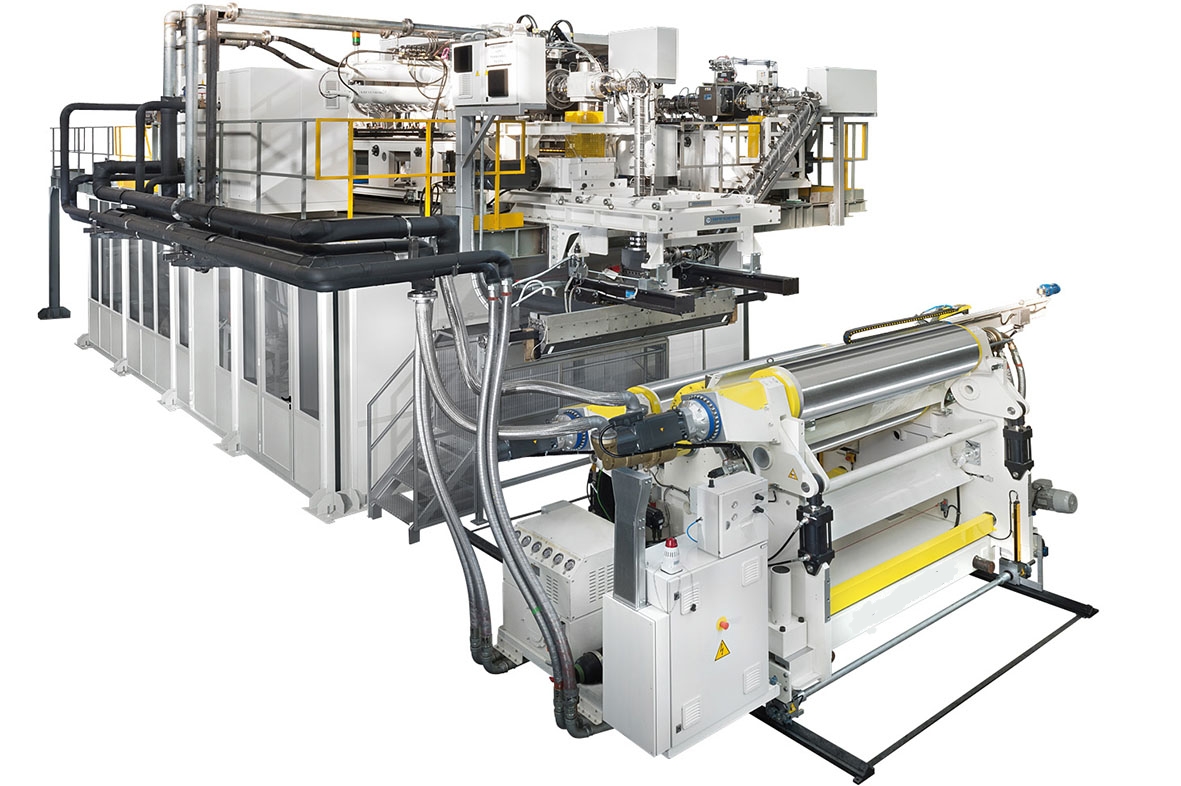 PC optical film sheet production line