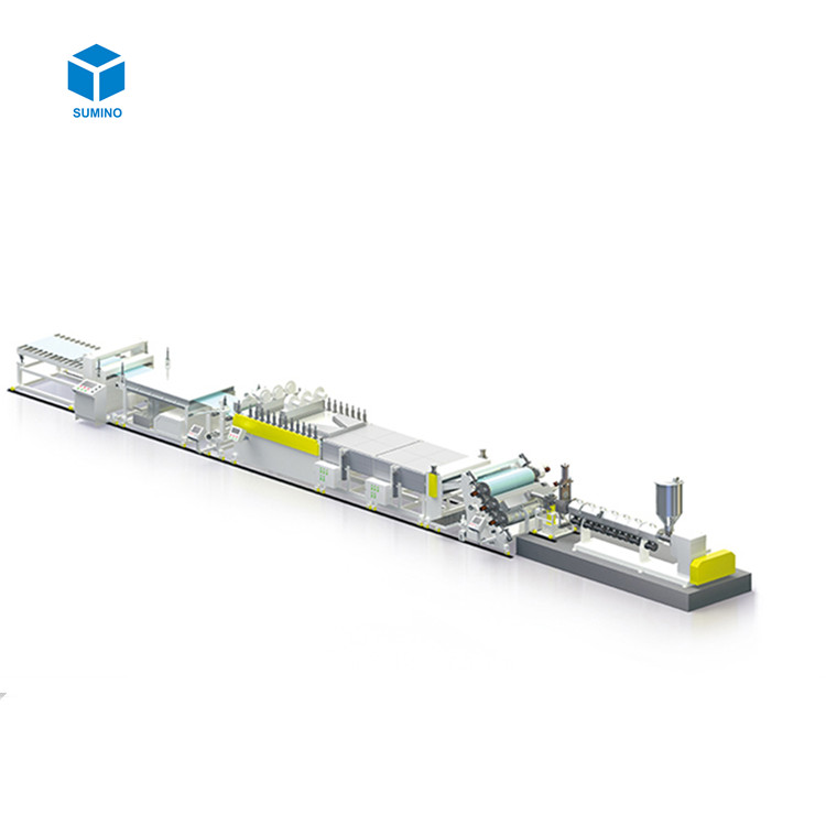 PP PC PE hollow profile sheet extrusion line